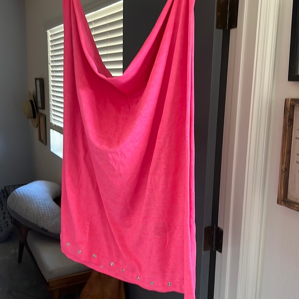 Lululemon bright pink Vinyasa infinity Scarf